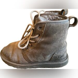 UGG  Gray Suede Winter Boots with plush lining. Women’s size 7.